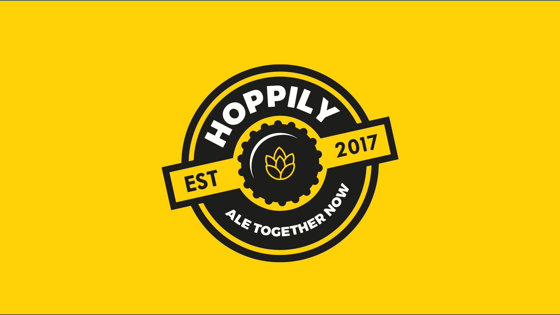 Hoppily craft beer branding
